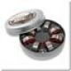 4. ABEC-7 RS CHROME BEARINGS (8 pcs) PACK METAL NILS EXTREME