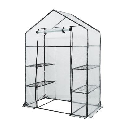 2. NEO Tools 15-902 garden greenhouse (143x73x195cm, PVC foil, metal structure)
