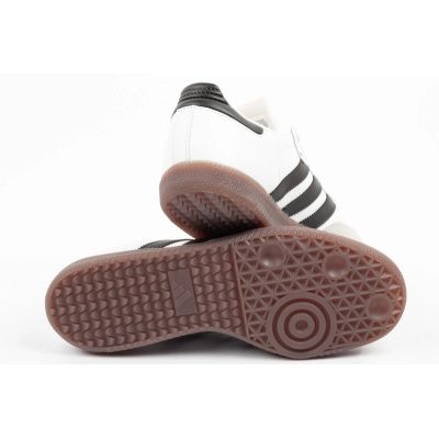 8. Adidas sports shoes sneakers Samba fashionable leather white