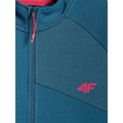 8. Women's slim trekking sweatshirt without hood 4F 4FRSS26TFSWF0986-46S