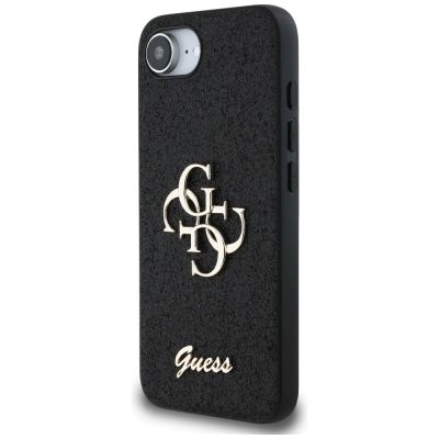 2. Guess Fixed Glitter Big 4G case for iPhone 16e - black