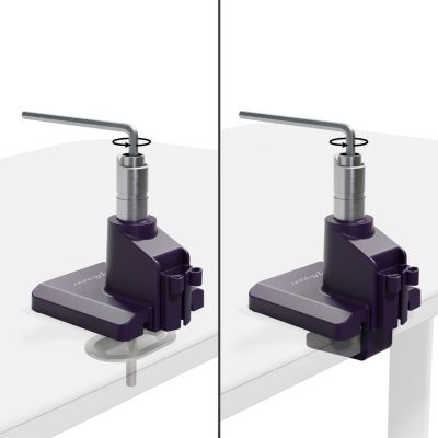 4. Arozzi AZ-ALZARE-NEO-PP Monitor Holder/Stand Desk Purple