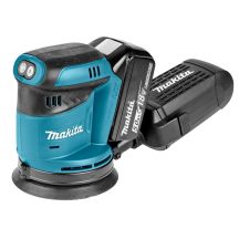 Makita Random Orbital Sander 18V DBO180RTJ 125/2.8mm 2x5.0Ah