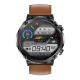 4. Gravity GT21-4 Smartwatch + Black Silicone Strap