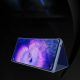 3. Clear View Case cover for Oppo Find X5 Pro cover with a flap black