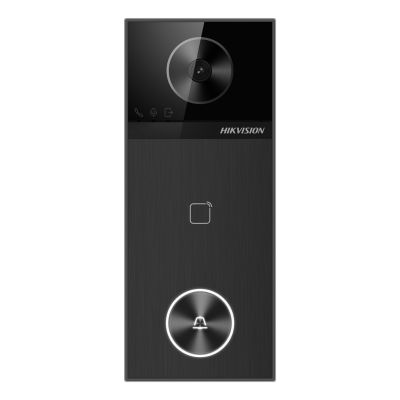 4. Hikvision DS-KV6114-WBE1 Wi-Fi/IP Video Intercom 4Mpx Wi-Fi 6 Black