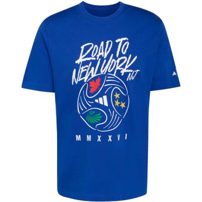 2. Men's adidas FIFA World Cup 26™ Road to NYNJ Graphic T-Shirt Blue KB2534