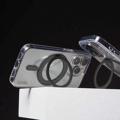 4. CARE by PanzerGlass Feature Kickstand Case iPhone 16 Plus 6.7" black/black MagSafe 1323