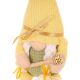 4. gnome 20cm yellow with honey spoon spring decoration