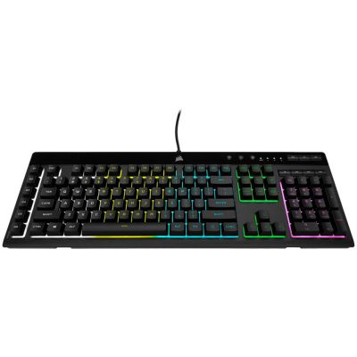 22. Corsair K55 RGB PRO Gaming Keyboard USB QWERTZ German Black