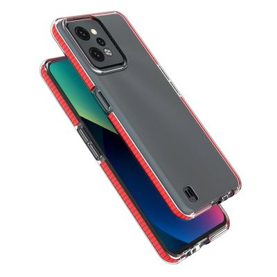 4. Spring Case case for Realme C31 silicone cover with frame black