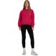 6. Women's sweatshirt 4F F1887 dark pink 4FWAW25TSWSF1887 53S