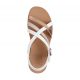 3. Skechers Bobs Desert Kiss Low sandals - Peak Rank W 114709-WHT