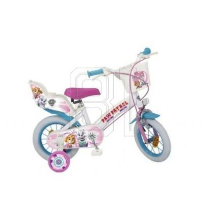 7. Children's bike TOIMSA 12" Paw Patrol White 1281 Girl