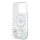 6. Karl Lagerfeld Liquid Glitter Choupette Head MagSafe case for iPhone 13 Pro Max - transparent
