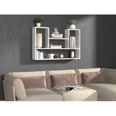 3. BILBAO 4P hanging shelf 100x16xH60 white