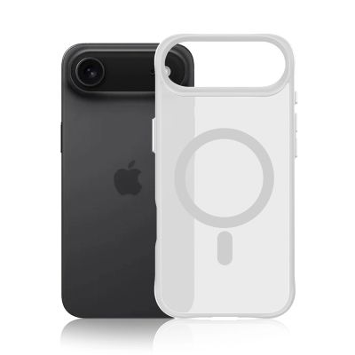 7. 3mk Smoke MagCase for iPhone Air - White-Translucent