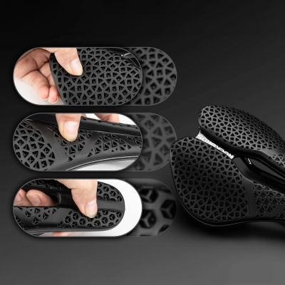 5. Rockbros LF0214 Anatomical 3D Waterproof Bicycle Saddle - Black