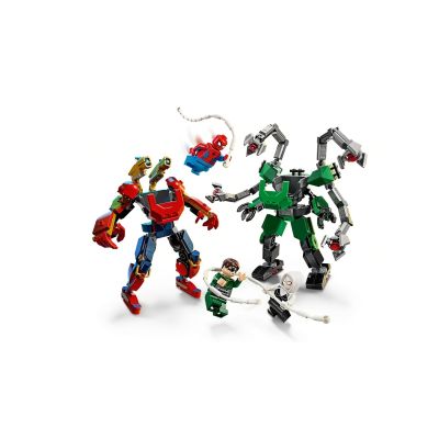 4. LEGO Marvel Super Heroes 76338 Spider-Man and Doctor Who Mech Battle