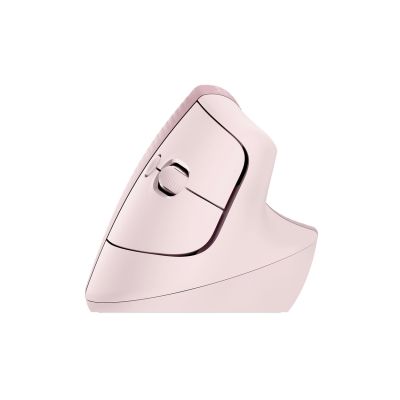 28. Logitech Lift Vertical Pink mouse