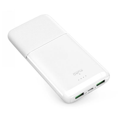 Powerbank Puro DAILY 10 PLUS 10000mAh 2x USBA / 1x USB-C 22.5W - white