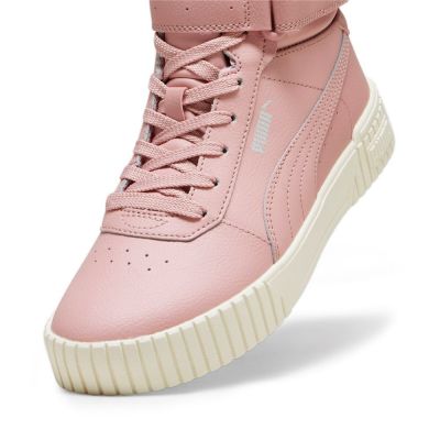 4. Puma CARINA 2.0 MID WTR women's winter shoes insulated sneakers made of eco-leather pink (385852-04)