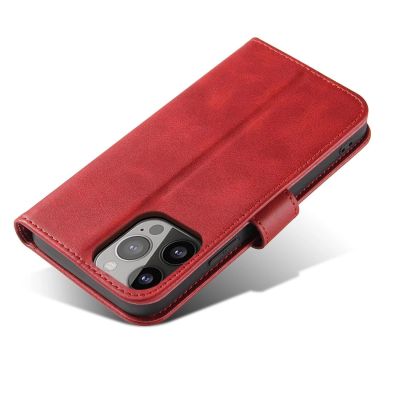 6. Magnet Case with Flip for Samsung Galaxy S25+ - Red