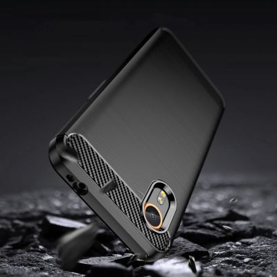 4. Tech-Protect TPUCarbon Case for Samsung Galaxy XCover 7 - Black