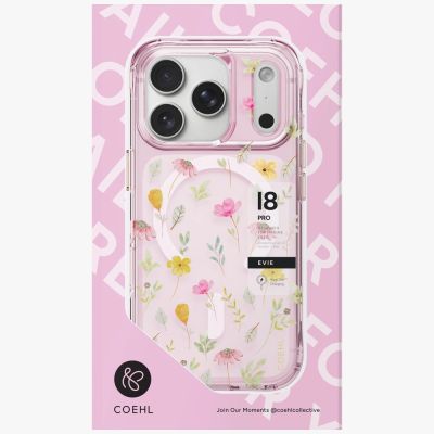 4. Uniq Coehl Evie Magnetic Charging Case for iPhone 18 Pro / 17 Pro - Pink