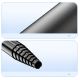 23. Selfie stick WC12YDS 1.3m aluminum alloy telescopic tripod with dual lamp and phone holder - black