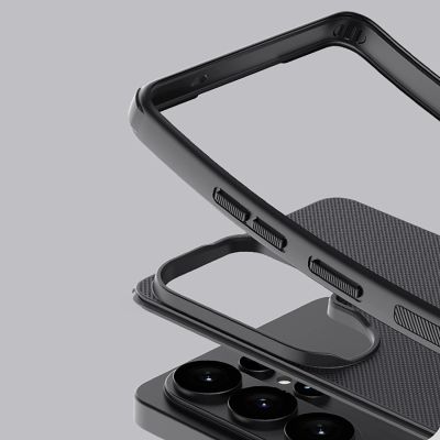 12. Nillkin Super Frosted Shield Pro Magnetic Case Compatible with MagSafe for Samsung Galaxy S26 Ultra - Black