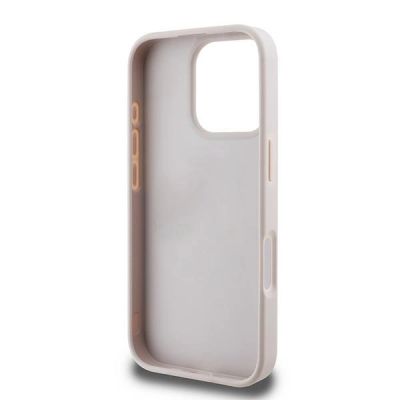 7. Guess 4G Bottom Stripe Case for iPhone 16 Pro Max - Pink