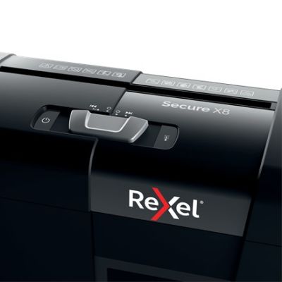 6. Rexel Secure X8 (P-4) Shredder, 8 sheets, 14 l bin