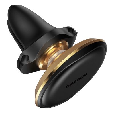 3. Baseus C40141201G13-00 Magnetic Car Air Vent Holder - Black and Gold