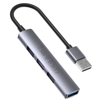 3. UNITEK HUB USB-A 1XUSB-A 5 GBPS, 3XUSB-A 2.0 ALU