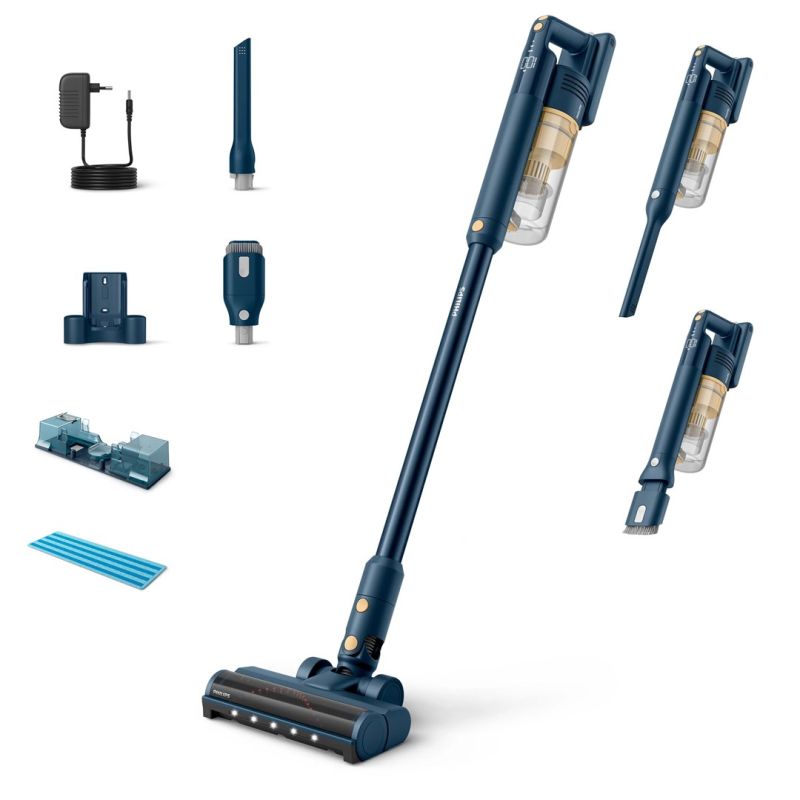 Philips 5000 Series Cordless Vacuum Cleaner XC5043/01, up to 60 min, 15 min Turbo