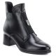 6. Women's insulated ankle boots with a block heel, black, Potocki SZ12868