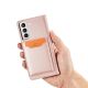11. Magnet Card Case for Samsung Galaxy S22 + (S22 Plus) Pouch Wallet Card Holder Pink