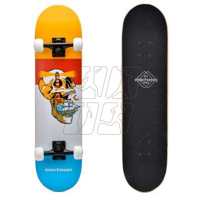 6. METEOR SKATEBOARD WOODEN SCULL