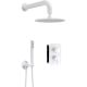 Concealed shower set with mixing box - with shower head