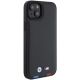 4. BMW BMHCP15M22PTDK iPhone 15 Plus 6.7" black/black Leather Stamp Tricolor