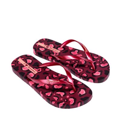 2. Ipanema Women's Animal Print Flip Flops Pink 83846-BP657