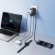 8. Baseus PicoGo AG11 45W 6-in-1 Travel Adapter with Retractable USB-C Cable - Black