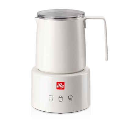 3. Illy milk frother white by Piero Lissoni
