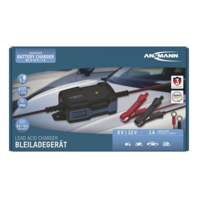 11. Ansmann 1001-0142 Vehicle Charger 6 - 12 V Black