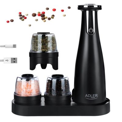 16. ADLER AD 4449b Spice Grinder Set Black