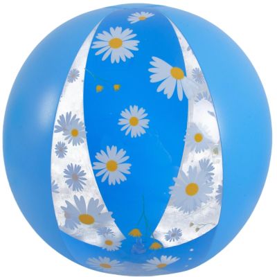 INFLATABLE BEACH BALL 50CM DAISY BLUE 53174