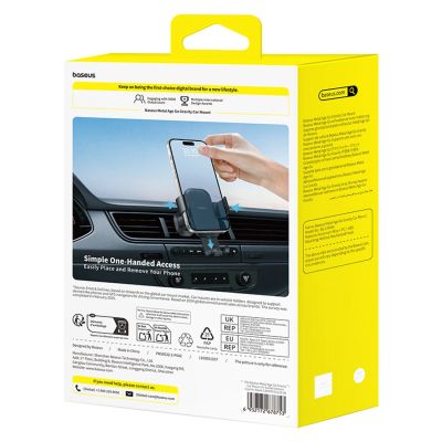 3. Baseus Metal Age Go gravity car holder for air vent - black