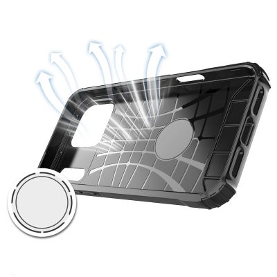 6. Hybrid Armor Case for iPhone 17 Pro - Black