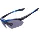 2. Rockbros 10007 Polarized Cycling Glasses - Black and Blue